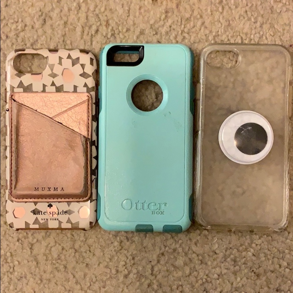 3 iphone7 phone cases (SOLD TOGETHER ONLY)